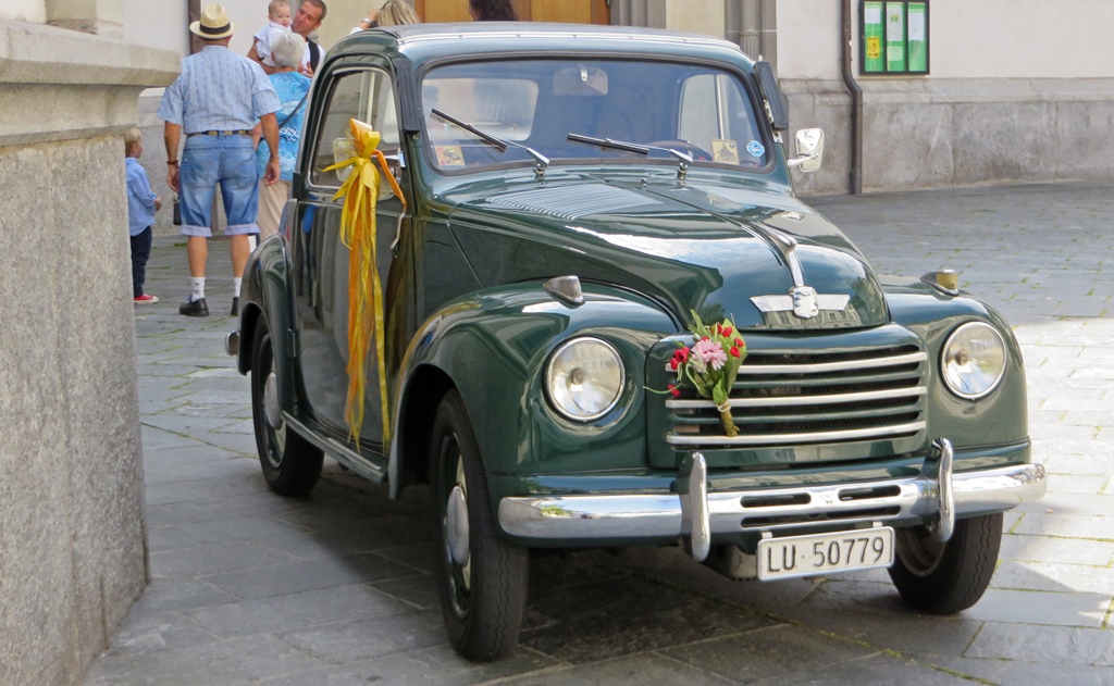 Fiat Topolino Outside Franziskanerkirche